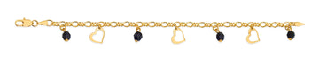 18K Gold Layered Oro Laminado Bracelet 71.0121/2-7.5